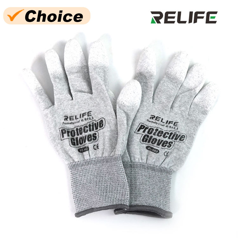 Electronics Repair Tool Kit - RELIFE RL-063 Anti-Static Gloves Non-slip Wear-resistant