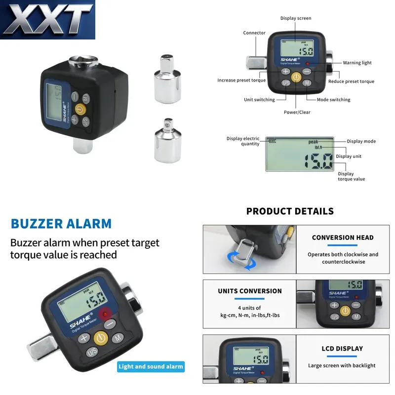 Repair Electronics - XXT Shahe Digital Torque Wrench Adapter