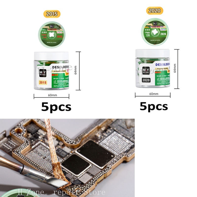 YCS M.Y 5Pcs Desoldering Wick  - Solder Wick Braid review and price