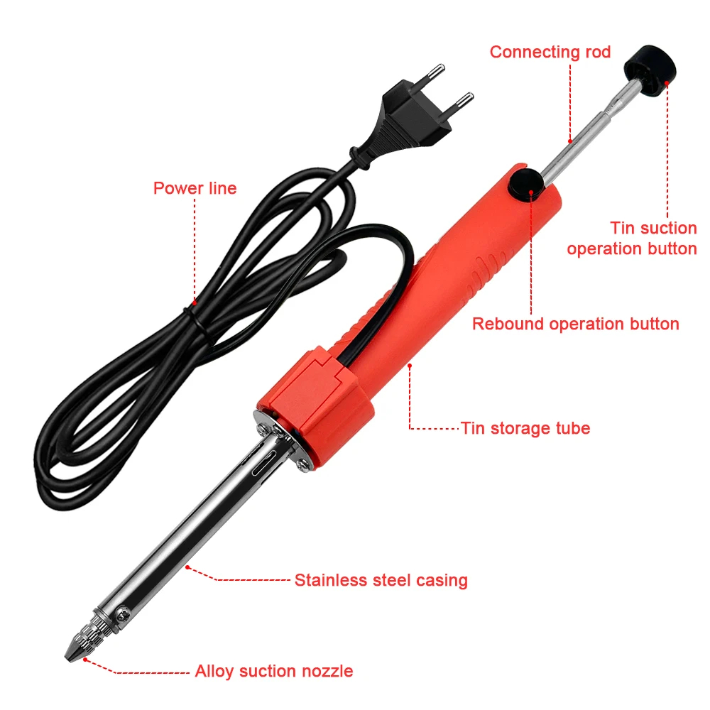 30W Electrothermal Solder Suck - Solder Wick Braid review and price
