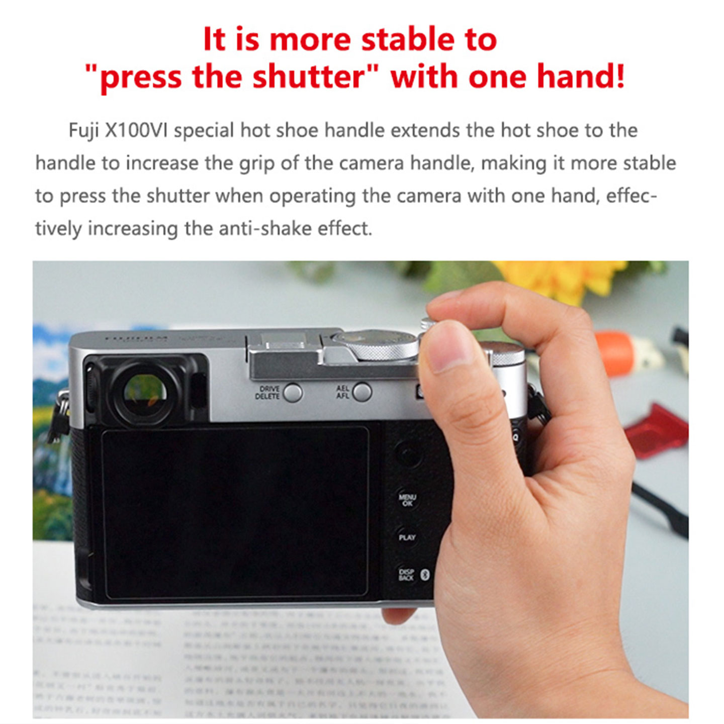 for Fujifilm X100Vi Handle Gri - Fujifilm Camera X100Vi review and price