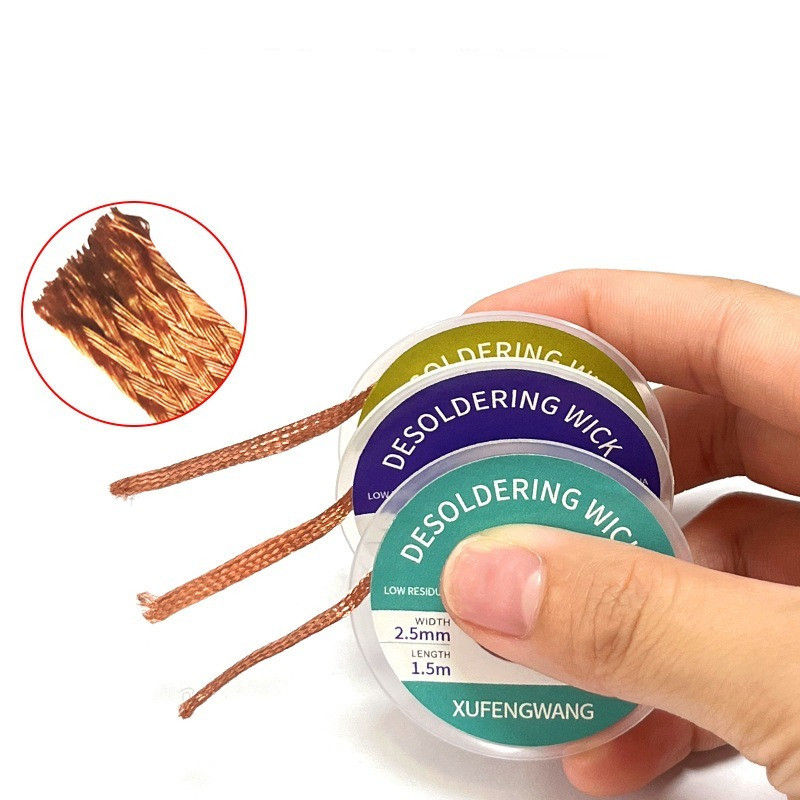 0.8-4mm 1.5M Desoldering Braid - Solder Wick Braid review and price