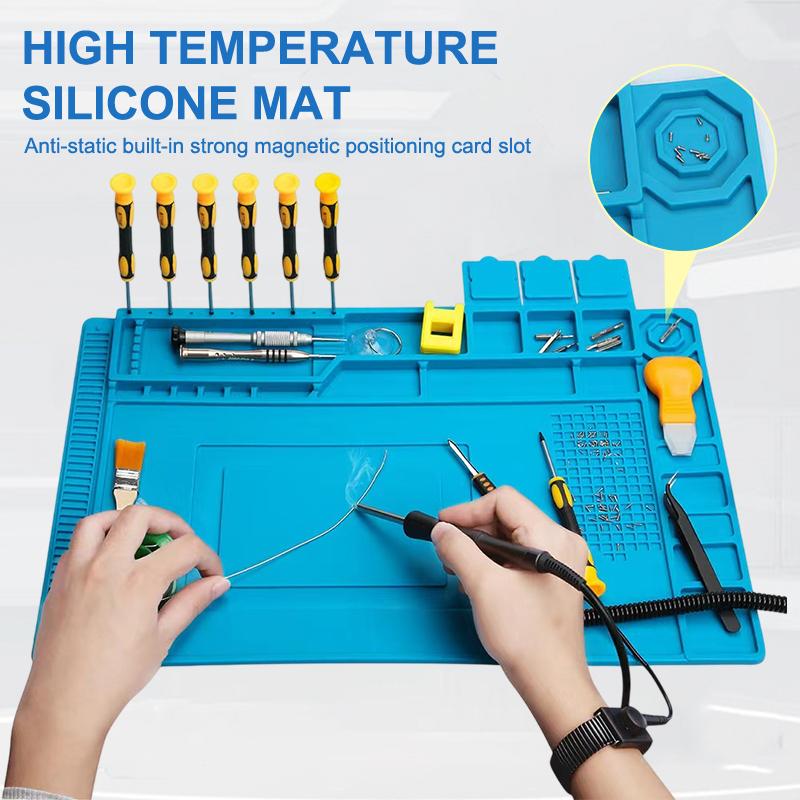 Magnetic Anti Static Silicone  - Electronics Repair Workbench review and price