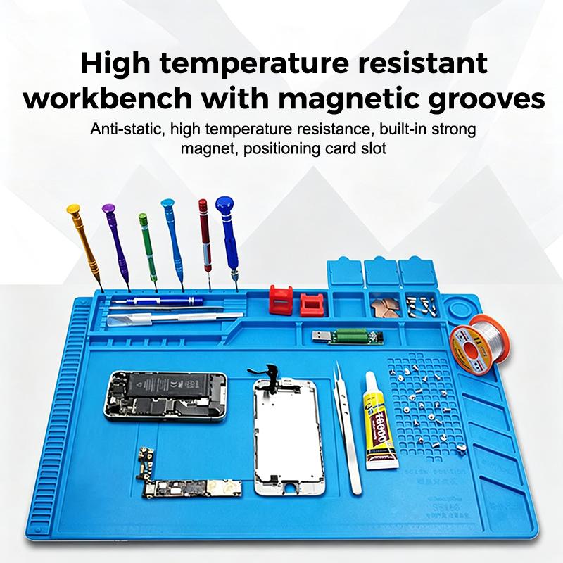 Magnetic Anti Static Silicone  - Electronics Repair Workbench review and price