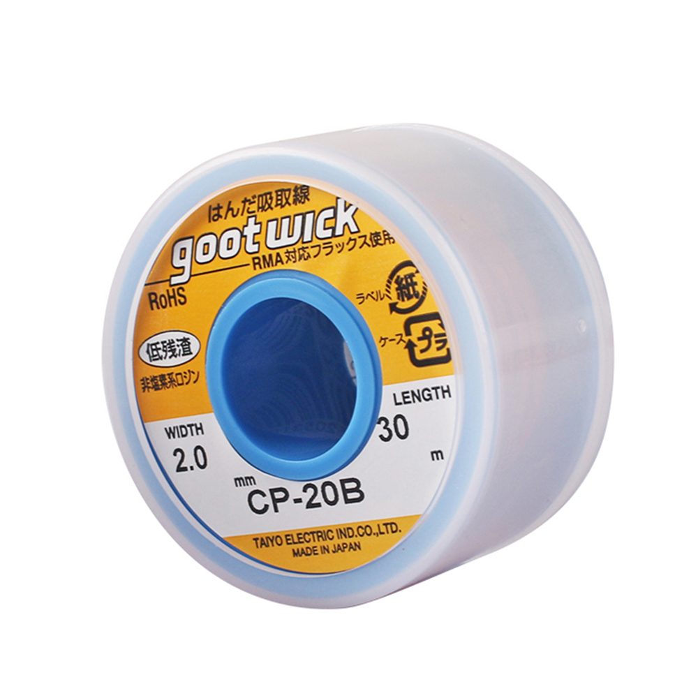 Japan Original Goot Wick 30/20 - Solder Wick Braid review and price