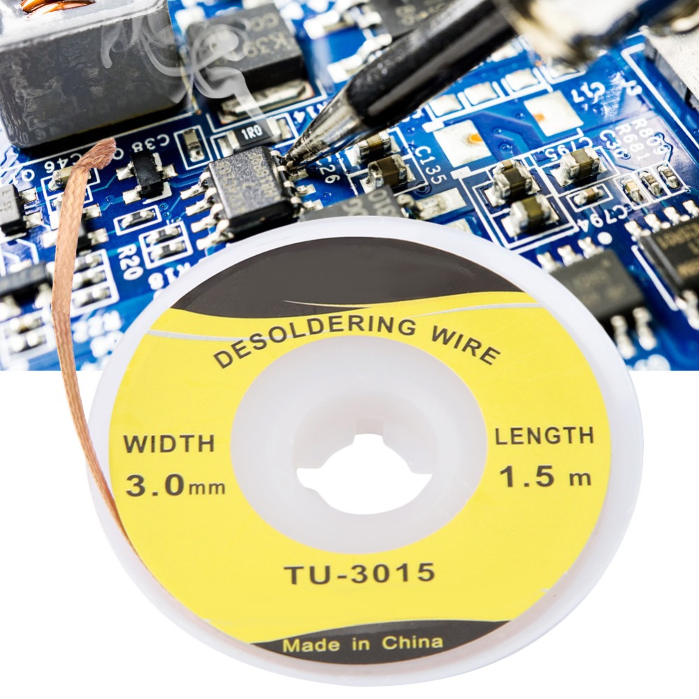 1.5m Length Desoldering Braid  - Solder Wick Braid review and price